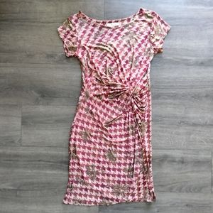 Joy's Paris Short Sleeve Christmas Holidays Party Dress Size M/L Made in France